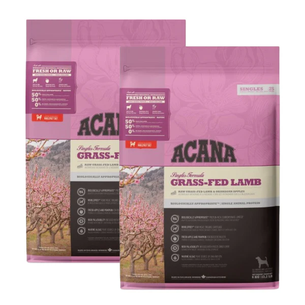 Acana Grass Fed Lamb Dog Dry Food (All Breeds) 12 KG