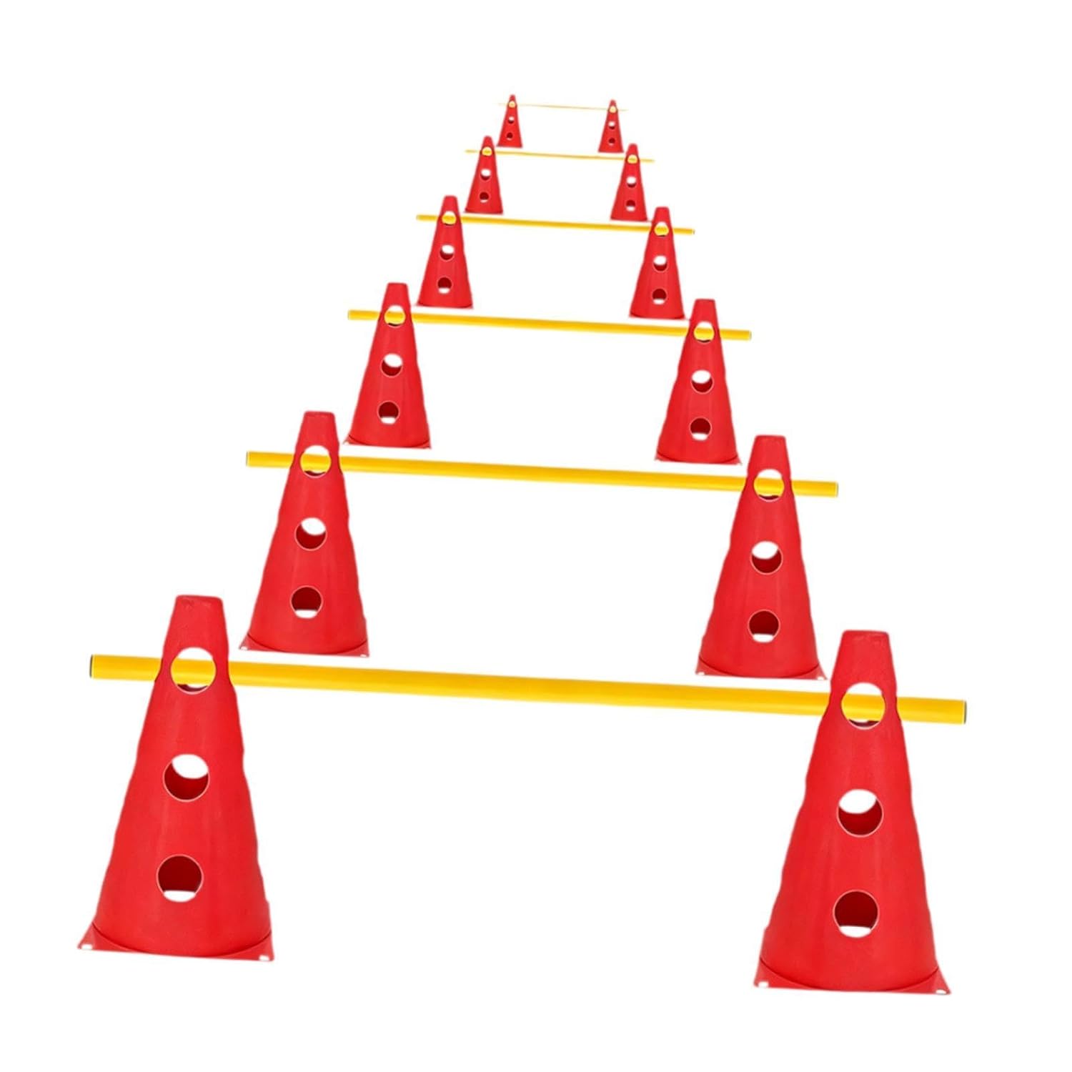 Dog Agility Hurdle Cones Pet Jump Training Set for Starter Running Obedience 6Pcs Pet Supplies Dog Supplies Training & Obedience Other Dog Training & Obedience