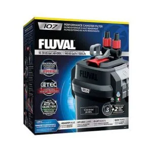 Fluval 107 External Aquarium Filter for Aquariums up to 130L – A440