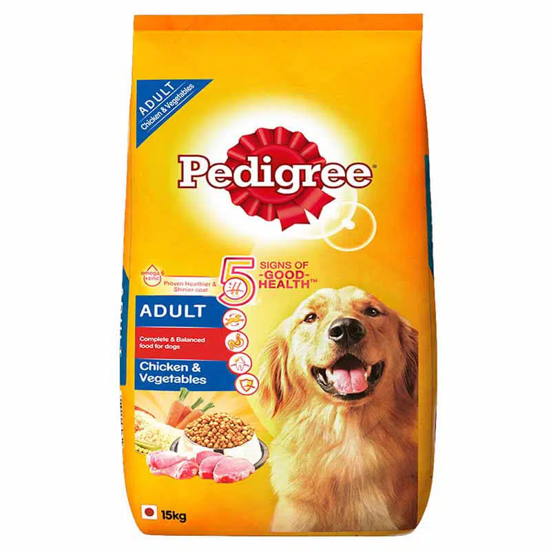 Pedigree Chicken & Vegetables Dry Adult Dog food 15kg